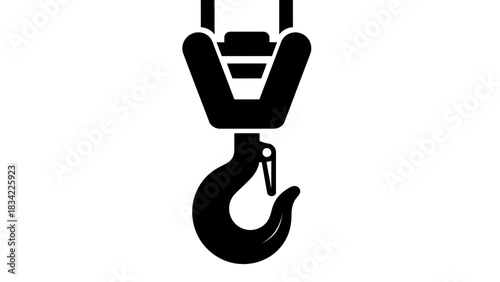 Magnet Lifting Oil Drop Icon – Industrial Pickup Equipment Vector Illustration