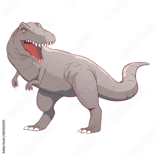Trex dinosaur illustration