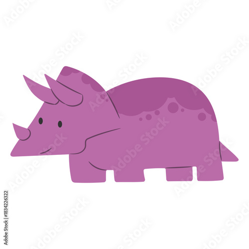 Triceratops dino cute