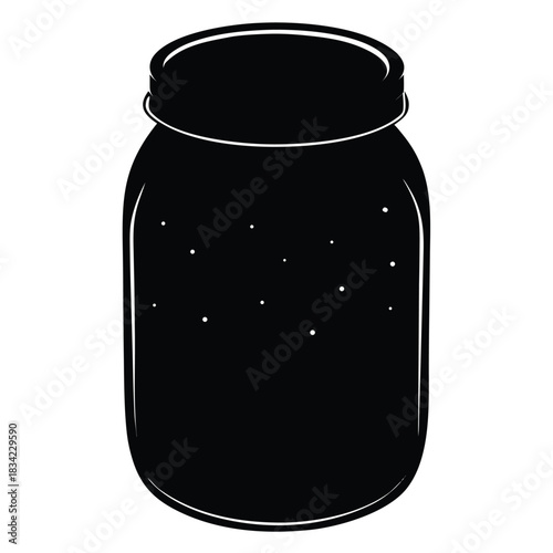 Mason Jar with Lid Vintage Style Glass Container for Preserving and Canning Food