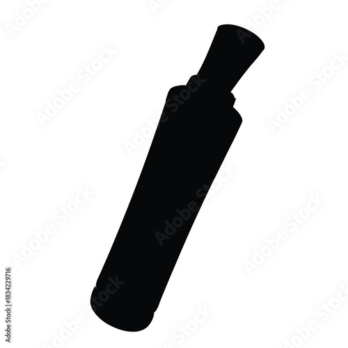 Cosmetic bottle container illustration for beauty care makeup and hygiene item