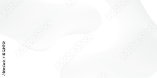 White Abstract Wavy Fluid Background. Modern concept for graphic design, background, web design, poster, banner, book, slideshow.