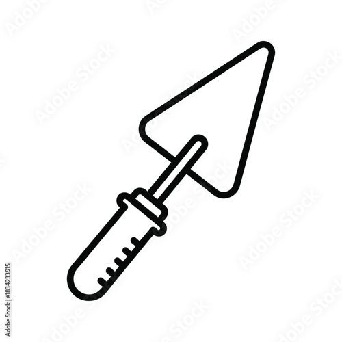 Trowel Outline Icon