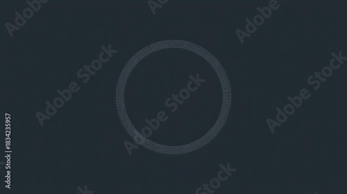 A mysterious glowing ring of light shines faintly against a dark, muted background.
