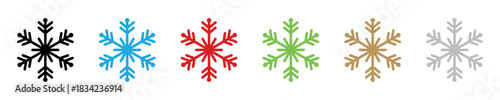 Snowflake vector Christmas icon logo snow illustration symbol graphic.