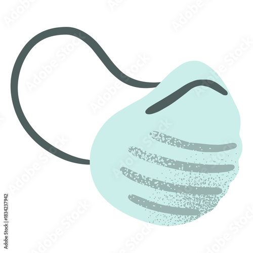 Surgical mask textured