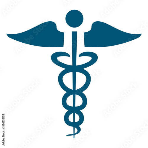 Caduceus simple monochrome