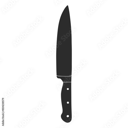Knife cook silhouette