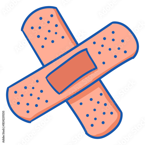 Nurse equipment adhesive plaster color