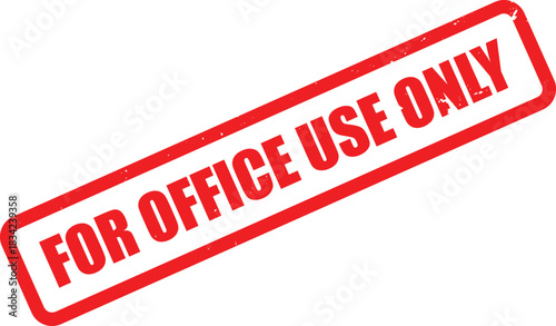 The red rectangular Good Job rubber stamp appears angled against a clean white backdrop