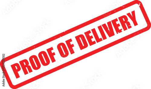 A rectangular red stamp with Return To text is slightly angled on white