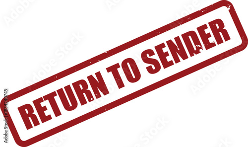 Red received rubber stamp design shows confirmed completion and official approval of documentation transparent background