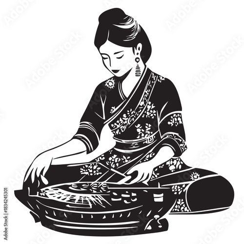 japanese girl in kimono