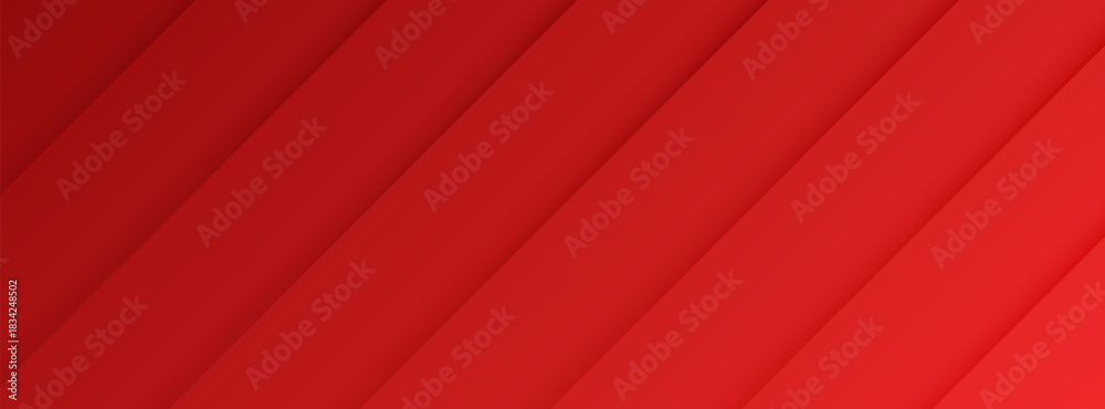 Obraz premium banner background. colorful, bright red gradation, slash, memphis, poster, flayer