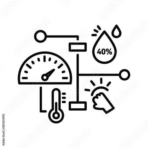 Environmental Monitoring and Control System Icon