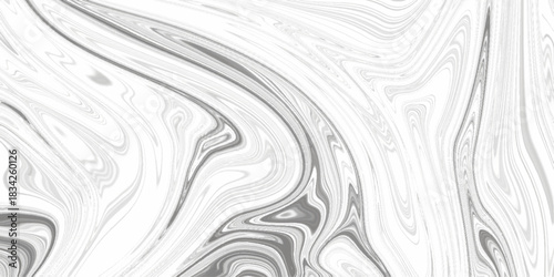The texture of black and white marble pattern modern style Liquid background. gray marble pattern texture natural background. Paper with soft waves and white fabric liquid metallic art paint texture.