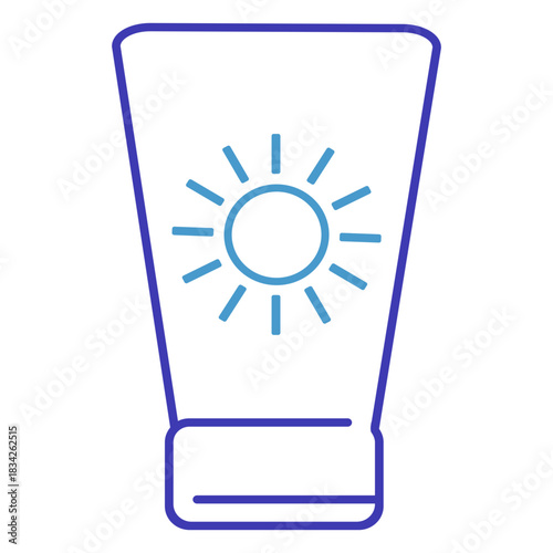 Icon sunscreen stroke