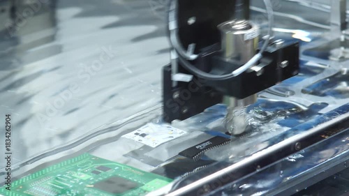 Underwater Demonstration of Label Application on Microchips