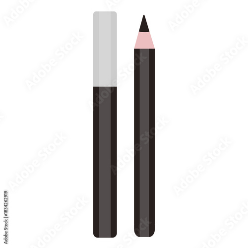 Cute eye pencil flat