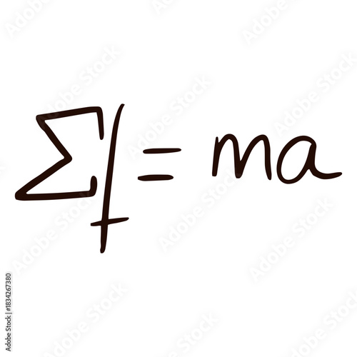 Equation hand drawn
