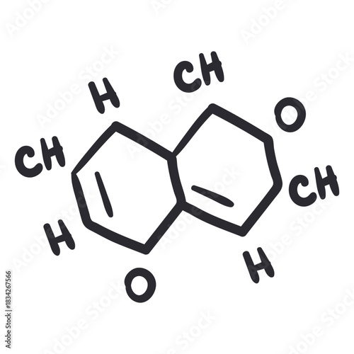 Organic molecules stroke