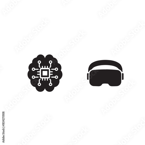 Abstract design representing data intelligence and immersion