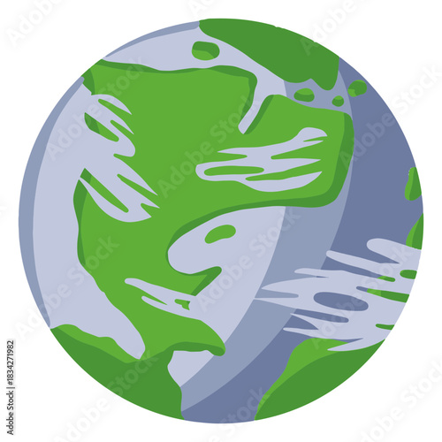 Planet earth illustration earth