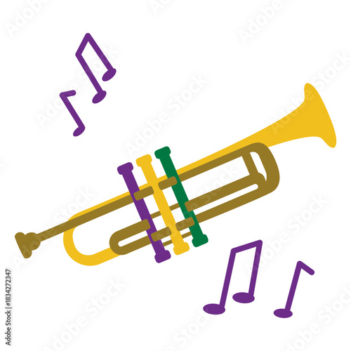 Mardigras trumpet flat