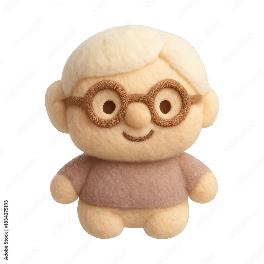 Fototapeta premium PNG Cute plush toy illustration