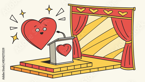 vector illustration of a pizza box