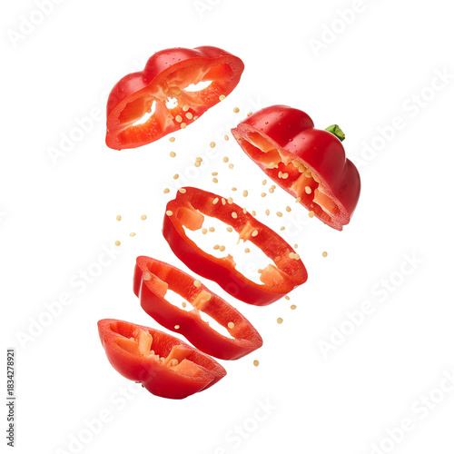 sweet pepper in slices