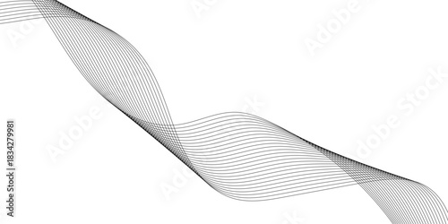 Vector illustration of a steel paper clip and ribbon art object for business design