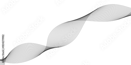 Abstract 3D wave illustration behind a shiny stainless steel teaspoon utensil on a white table