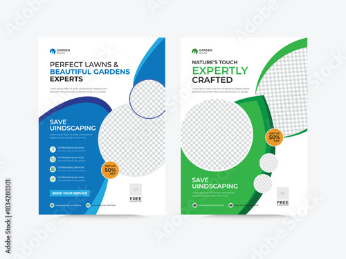 Lawn Care and Gardening Services Flyer, 