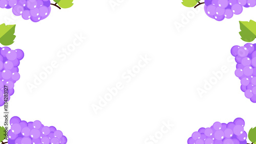 Grape Vector Illustration. Purple Grape pattern background. Perfect for food packaging design, juice branding, healthy lifestyle graphics, botanical elements, product labels, and digital artwork