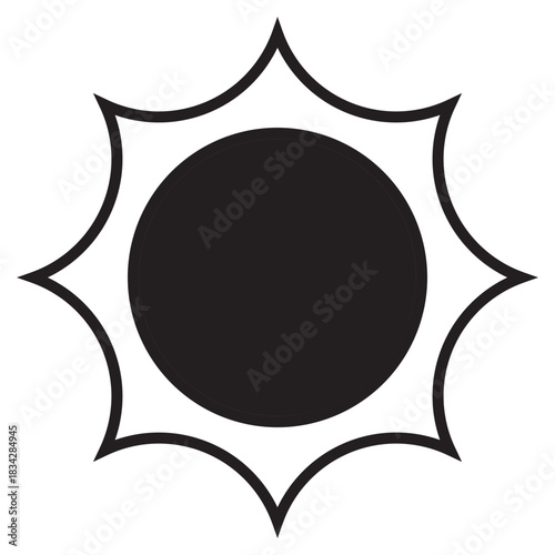 sale sticker icon, price tag, starburst, quality mark, sunburst badges, retro stars. Starburst speech bubbles or attention grabber, dualtone icon, abstract