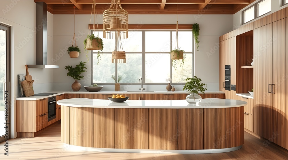 Fototapeta premium modern kitchen interior