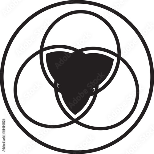 Minimalist black silhouettes