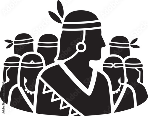 Minimalist black silhouettes