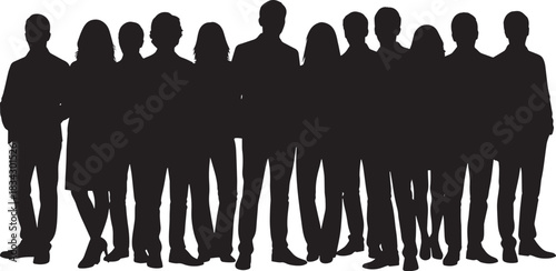 Minimalist black silhouettes