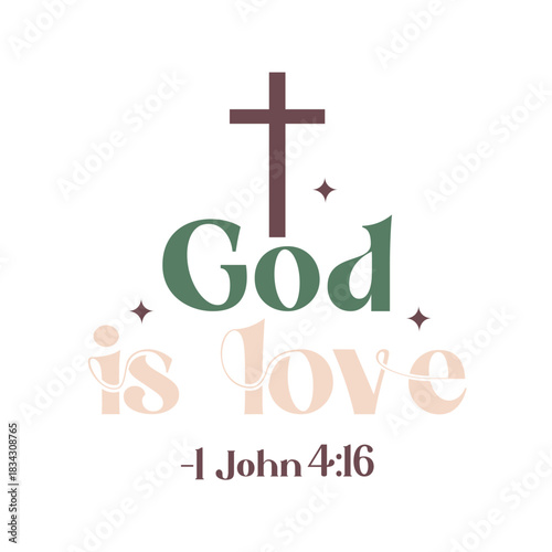 Christian Quote –  Inspirational Religious Typography