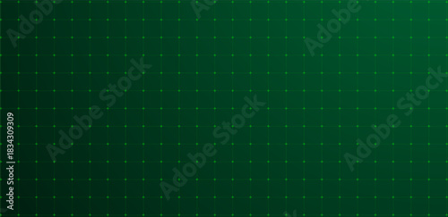 Digital HUD grid futuristic technology overlay green background. Square grid texture . Vector illustration