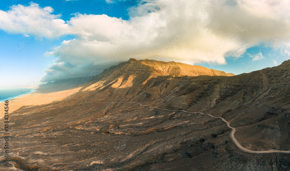Fototapeta premium The Jandía Natural Park, Fuerteventura, Canary Islands, Spain