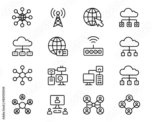 CloudLink Outline Icons Pack