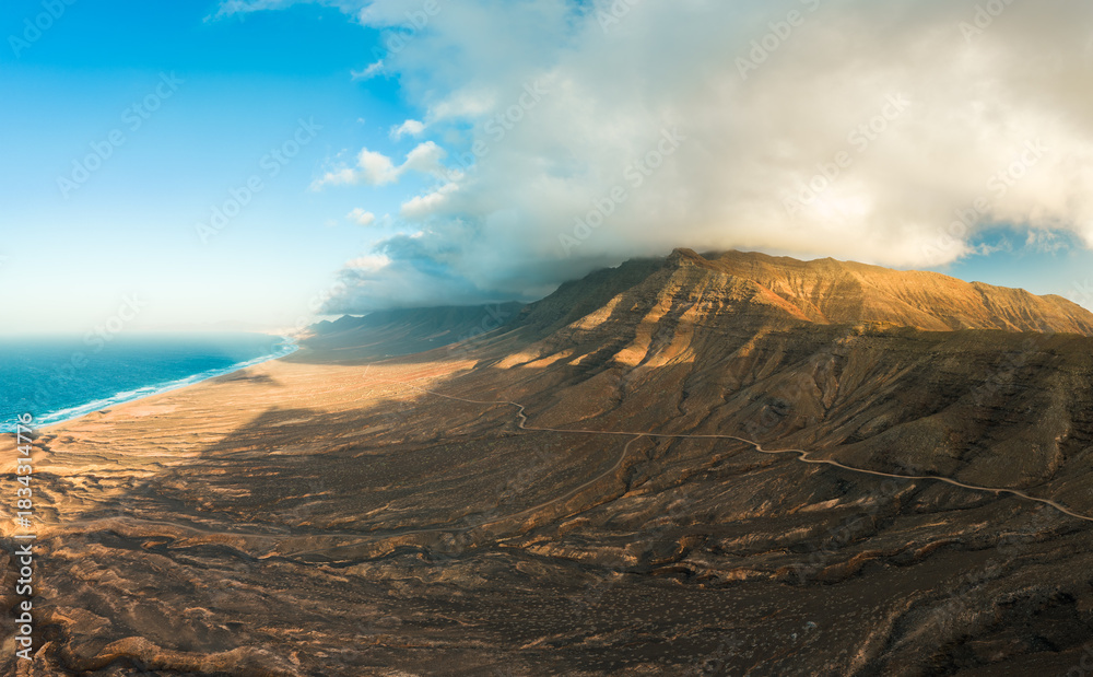 Fototapeta premium The Jandía Natural Park, Fuerteventura, Canary Islands, Spain