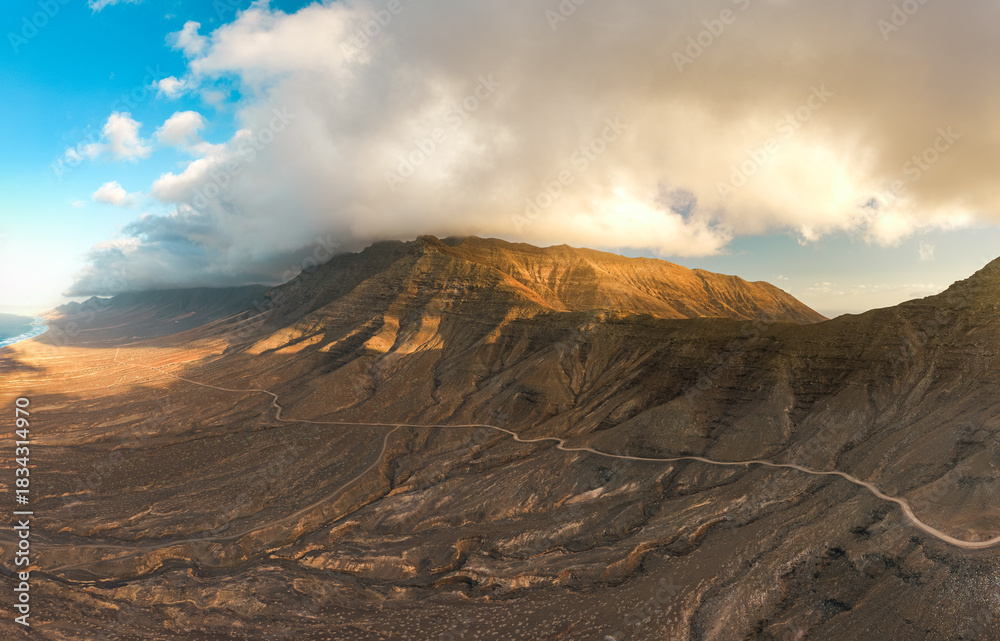 Fototapeta premium The Jandía Natural Park, Fuerteventura, Canary Islands, Spain