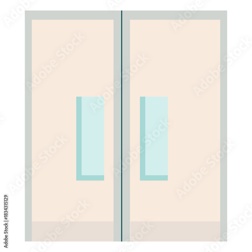 Hospital operating room doord