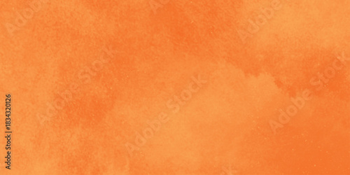 Brushed Painted Abstract Background. Brush stroked painting. abstract background for design in orange color.  2D illustration of colorful brush strokes. Decorative texture painting. 