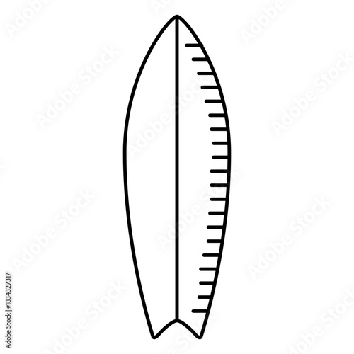 Short surfboard stroke element design