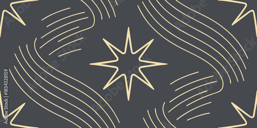 Abstract Metallic Gradient Background with Soft Reflective Glow, Smooth Light Streaks, Premium Futuristic Design, Sleek Modern Seamless Vector Texture